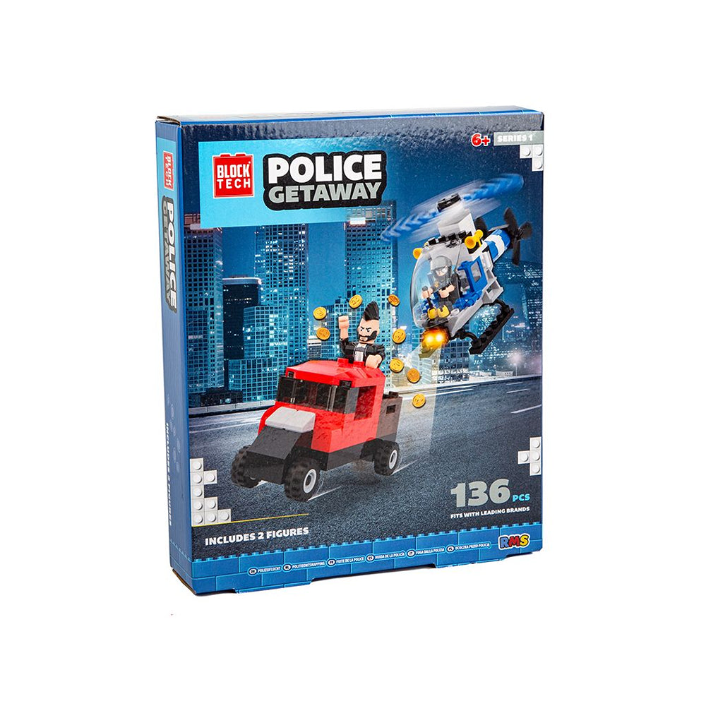 Block Tech Police Gateaway Brick Toy Playset | Police Theme, Brick Set