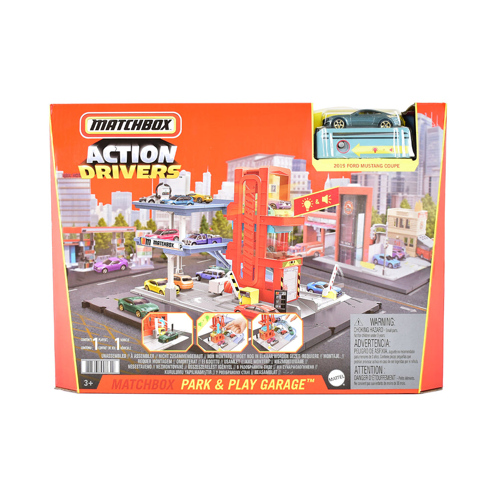Max Toole Matchbox Park & Play Garage Toy Playset | For Children