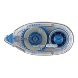 Japan Plus Permanent Glue Tape Roller | 10m x 8.4mm, Clear Dispenser