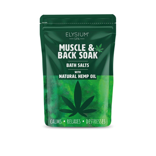 Elysium Spa Muscle & Back Soak | Hemp Oil 450g