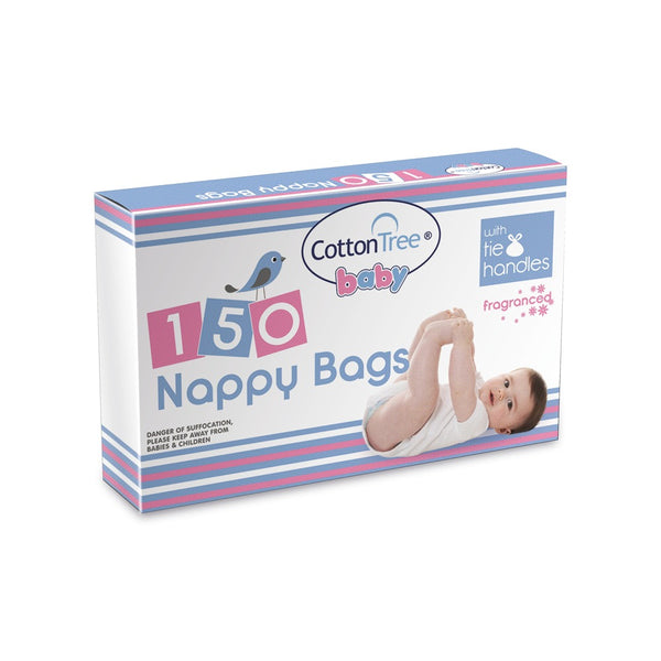 Cotton Tree Fragranced Nappy Bags | 150 Pack