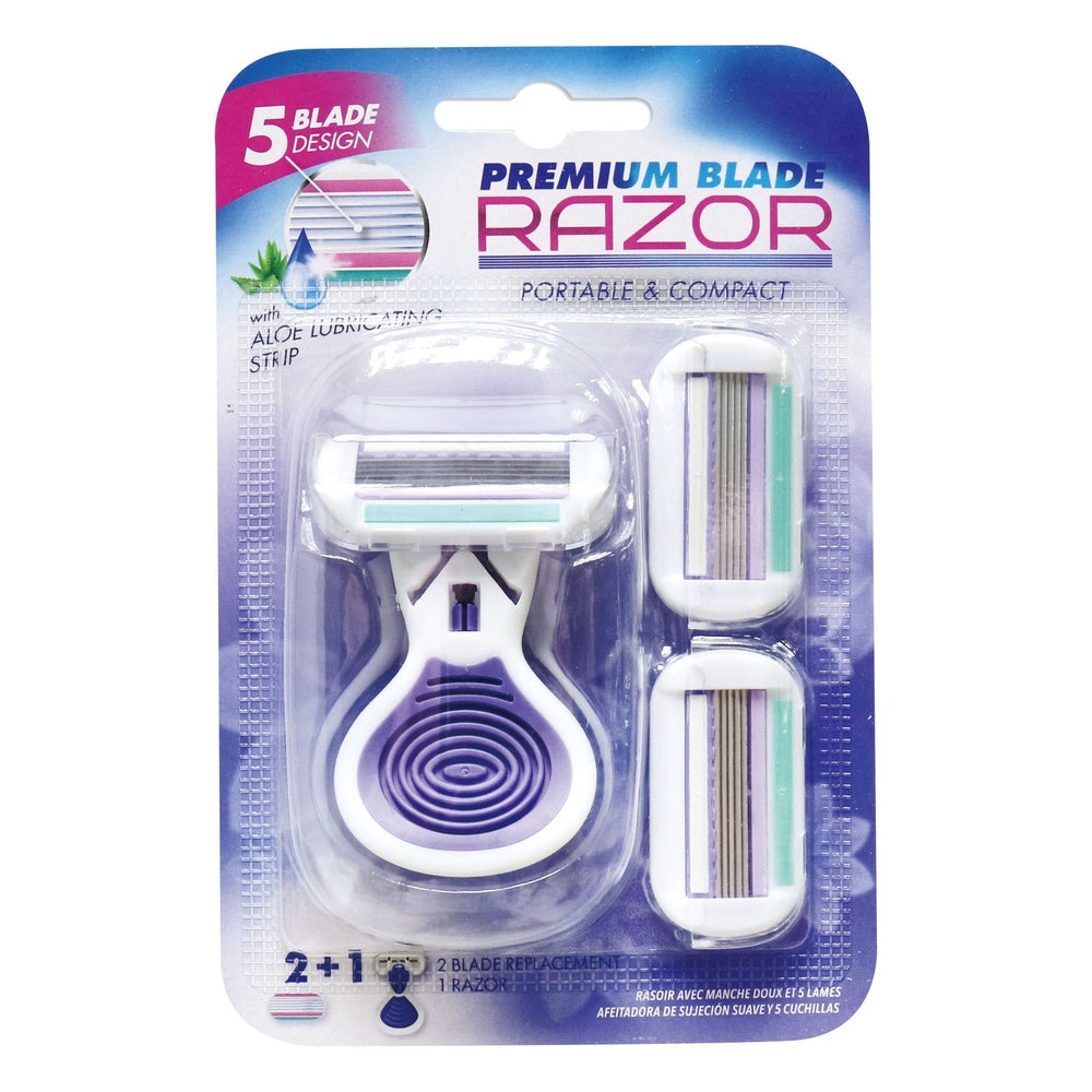 Premium Blade Razors - Portable & Compact - 3 Piece