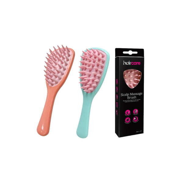 UBL Scalp Massage Brush Detangling | 21 cm, Wet and Dry Use, Assorted Colours