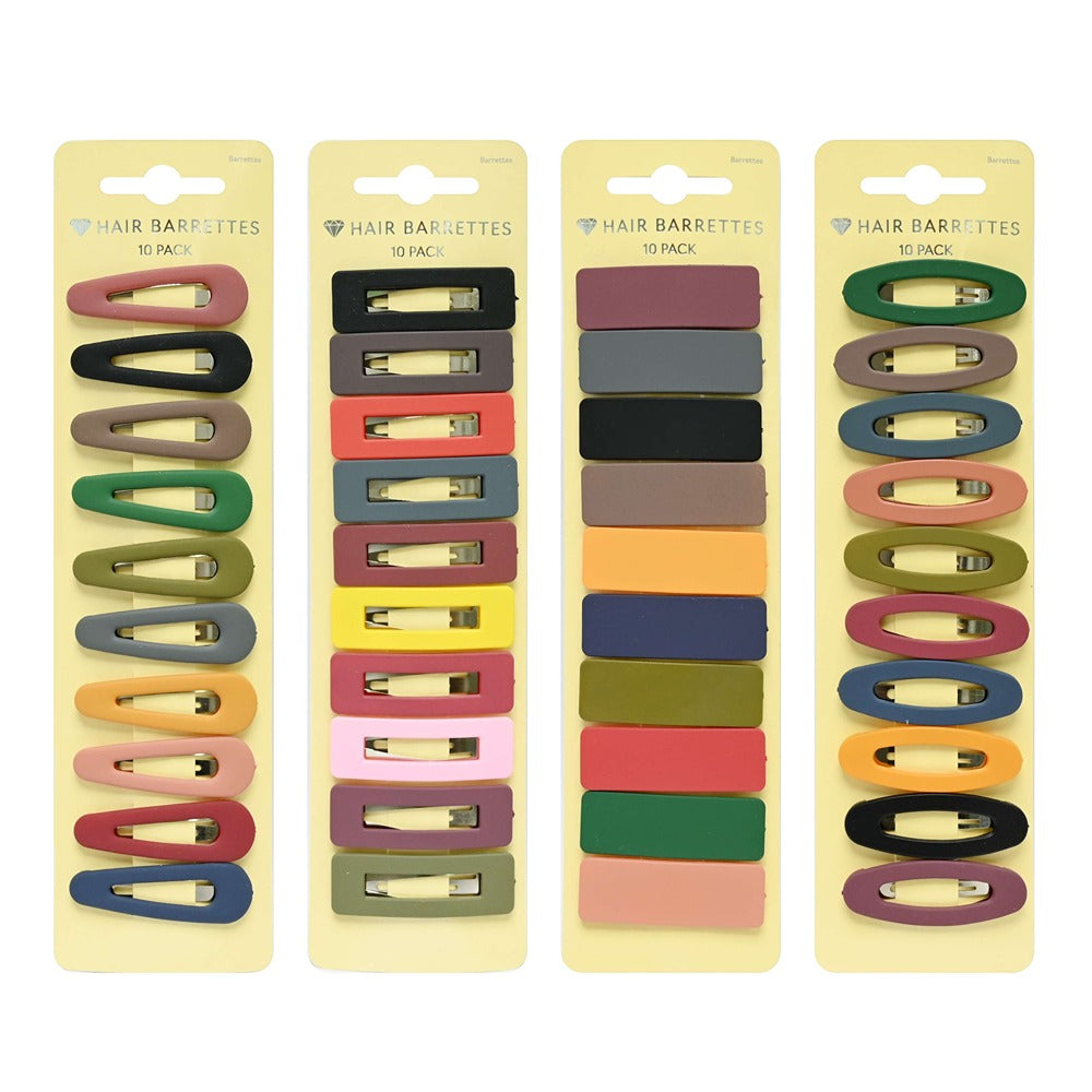 UBL Assorted Hair Barrettes | Pack of 10