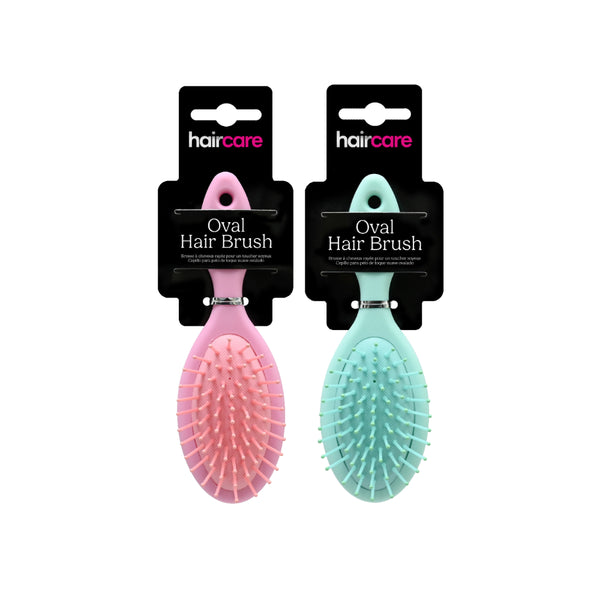 UBL Oval Cushion Detangling Hair Brush | Ball-Tipped Bristles, Assorted Colours