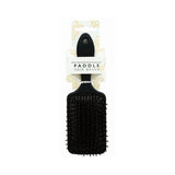 UBL Black Detangling Paddle Hair Brush | Cushioned Pad, Ball-Tipped Bristles
