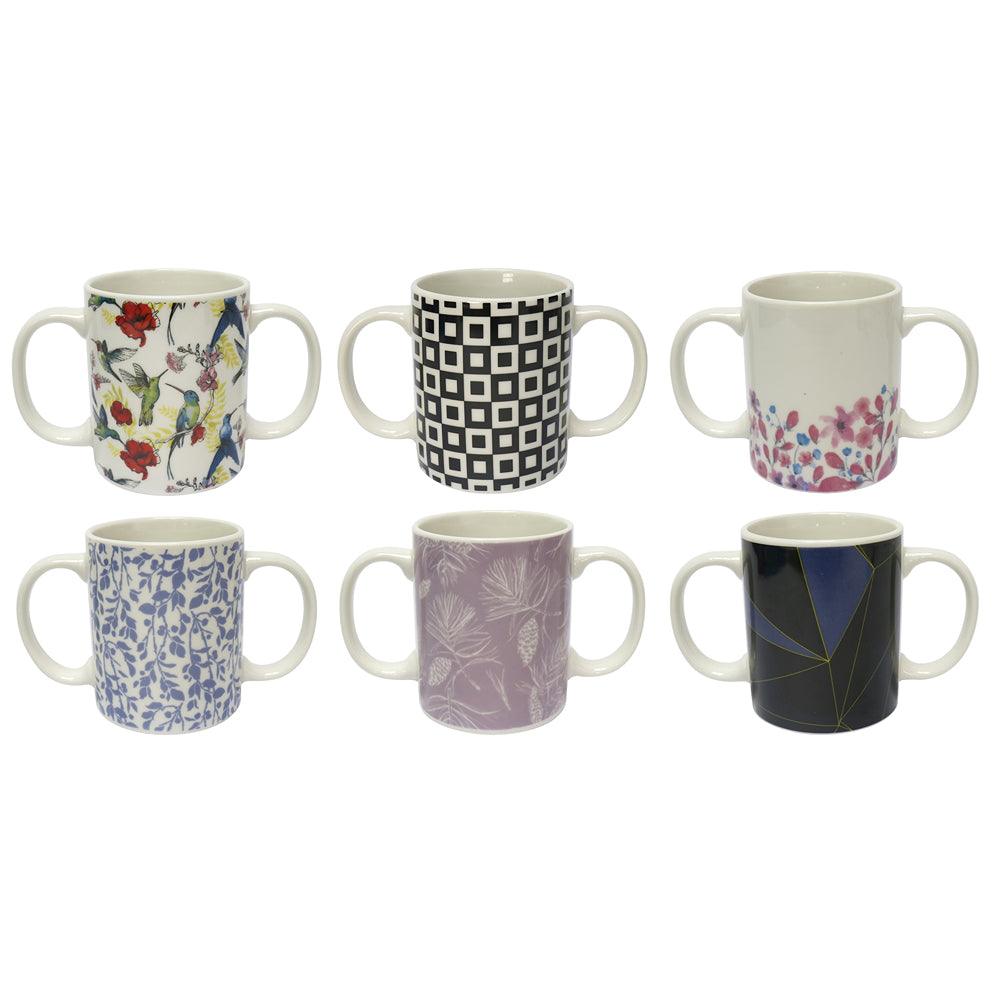 UBL Ceramic Double Handle Mug | Assorted