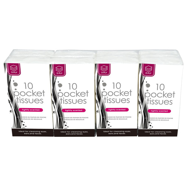 Pocket Tissues 3 Ply - 8 Pack