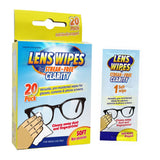Streak-Free Lens Wipes - 20 Pack