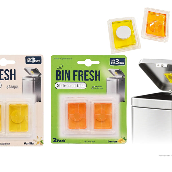 Odour Eliminator Gel Tabs for Bins - 2pk - Lemon & Vanilla