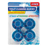 Toilet Cleaning Blocks - Blue - 4 Pack