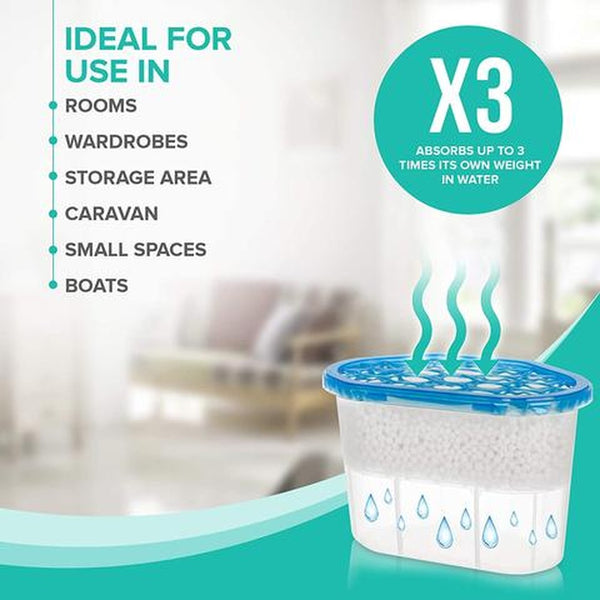 Interior Dehumidifier 3 Pack Prevents Damp
