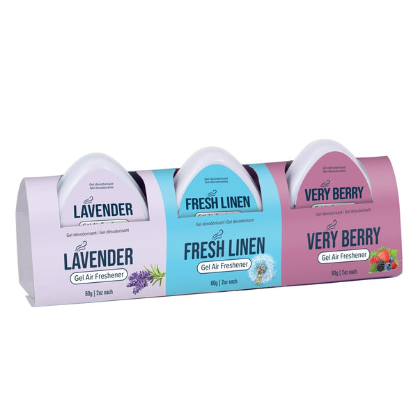 Gel Air Freshener Mini - 3 Pack - 60gm