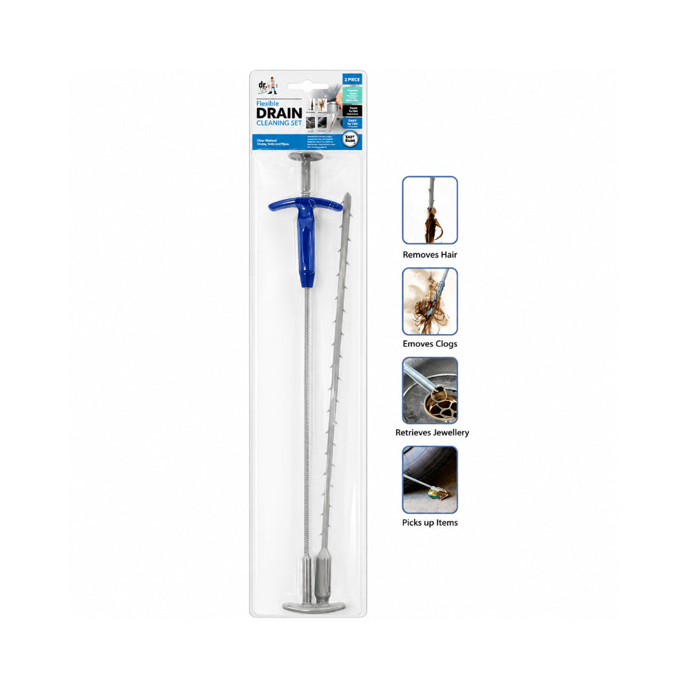 Drain Cleaning Set - Drain Cleaner Tool