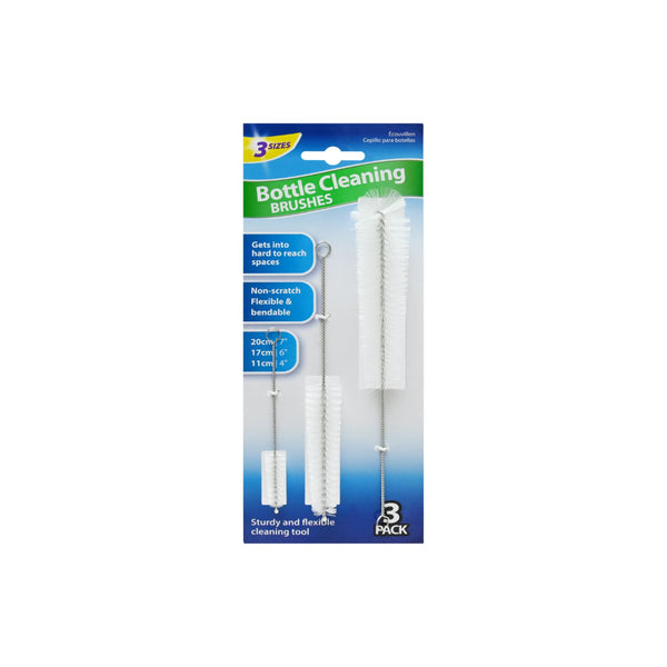 Bottle Cleaning Brush Set | Pack of 3 Brushes