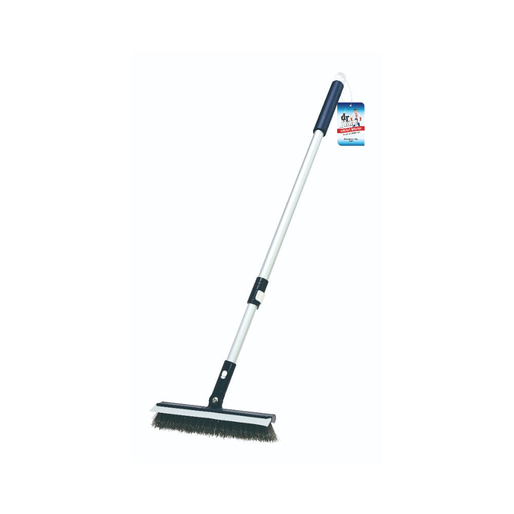 Extendable Grout Cleaning Brush with Squeegee | 75 to 122cm