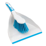 Bax Dustpan and Brush Set - 33 x 25cm - Flexible Rubber Lip