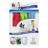 Dr Shine Microfibre Cleaning Cloth - 30cm - 3 Pack
