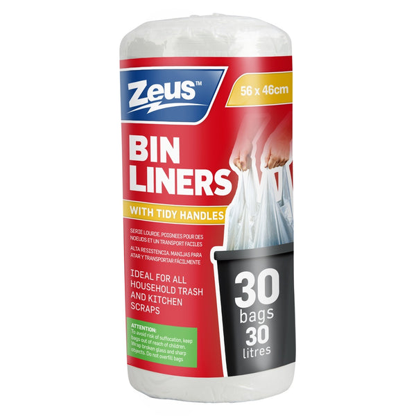 Scented Bin Liners with Handles - 30 Pack