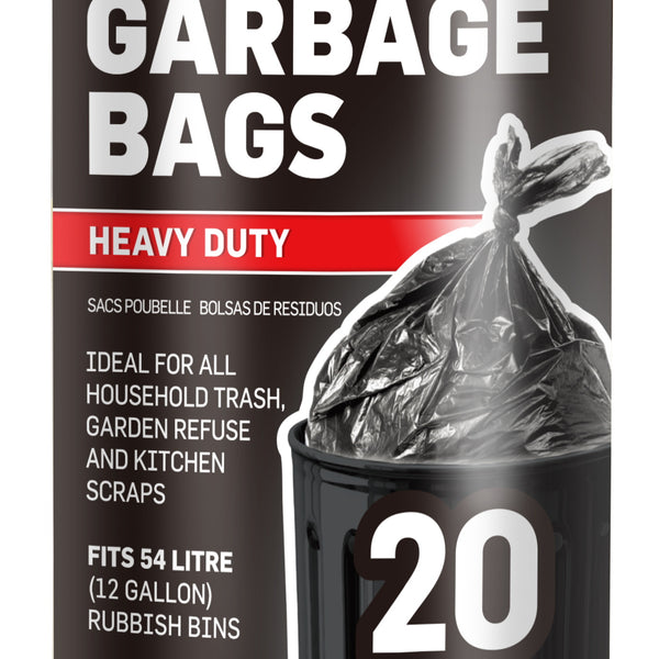 Garbage Bag Heavy Duty - 20 Pack - 88 x 70cm