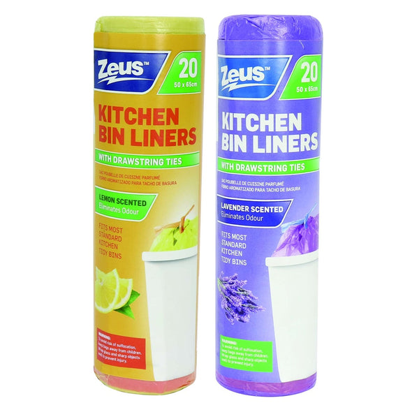 Scented Bin Liners - Assorted Scents - 20 Pack