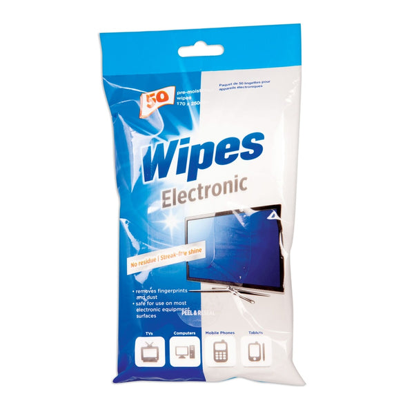 Electronic Wipes - 50 Pack