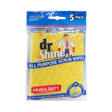 Dr Shine All Purpose Scrub Wipes - Heavy Duty - 4 Pack