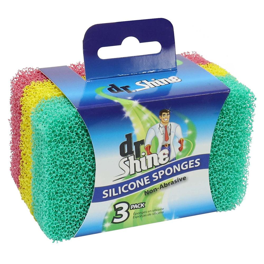 Dr Shine Silicone Sponges | Pack of 3 - Choice Stores