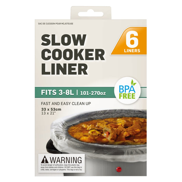 Slow Cooker Liner - 6 Pack