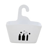 White Hanging Shower Caddy Bathroom Storage Basket | 29.5 x 10.5 x 31.5cm