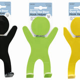 Plastic Door Hook Man - Assorted Colours - 19.5 x 8.5 x 11 cm