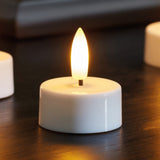 Colour Changing LED Flameless Tealight Candles | Pack of 4, Battery Operated