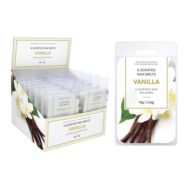 Vanilla Scented Wax Melts Cream Colour | 6 Pack Paraffin Wax
