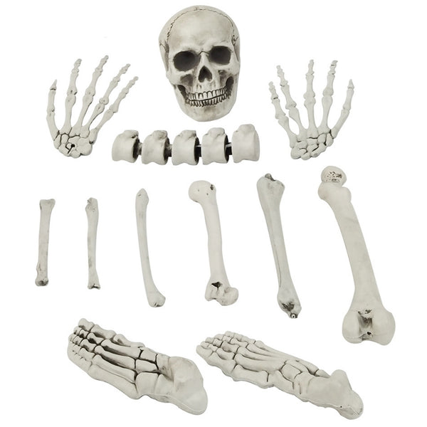 Realistic Halloween Skeleton Bones Decoration Set | 12 Pieces, 22 x 16 x 42cm