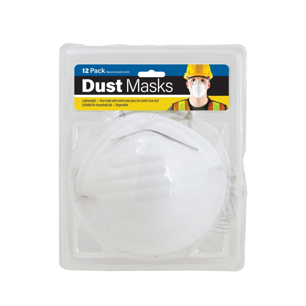 Dust Masks - Pack of 12 Pieces