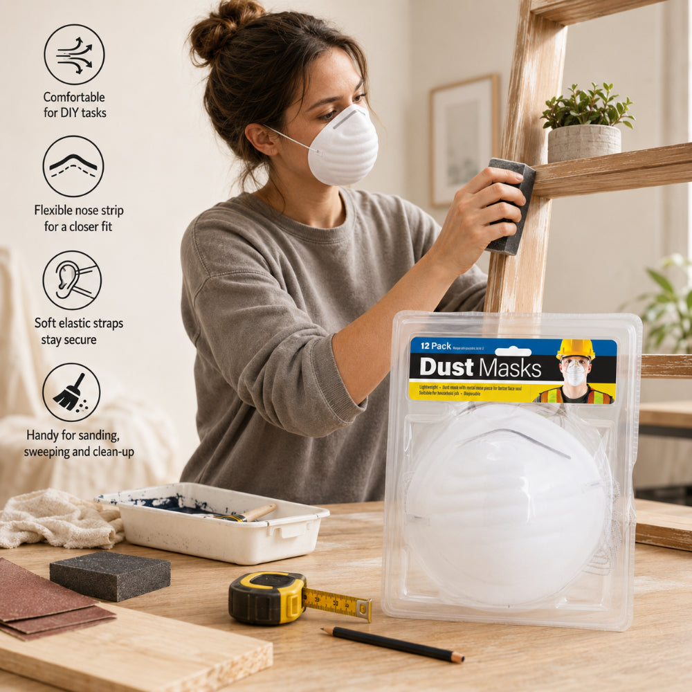 Dust Masks - Pack of 12 Pieces