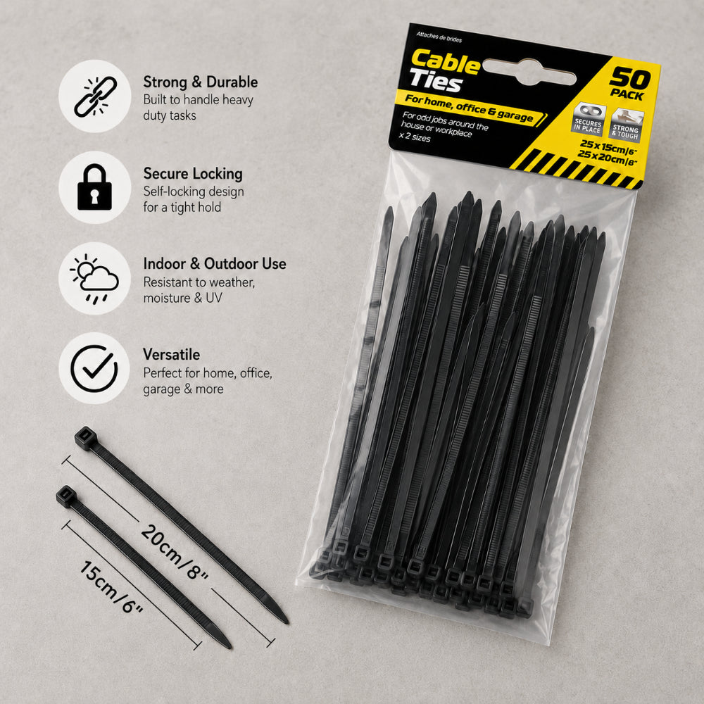 Cable Ties - Pack of 50