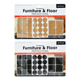 Furniture & Floor Protector Cork/Fe F Padding - 28 Pack