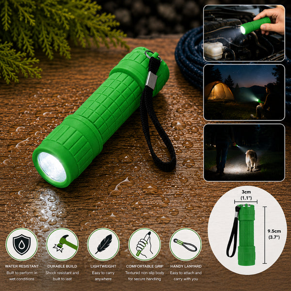 All Weather Pocket Toy Flashlight - Compact Torch for Outdoor Play