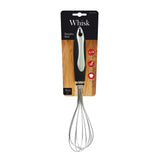 Stainless Steel Kitchen Whisk | 28cm, Black and Silver, Hanging Hole
