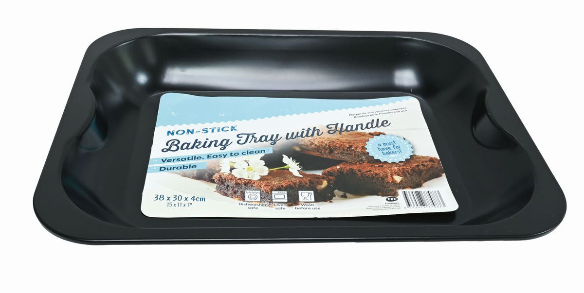 Baking Tray with Handle - Non-Stick - 38 x 30cm