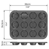 Non-Stick Muffin Pan - 12 Cup - Premium Quality