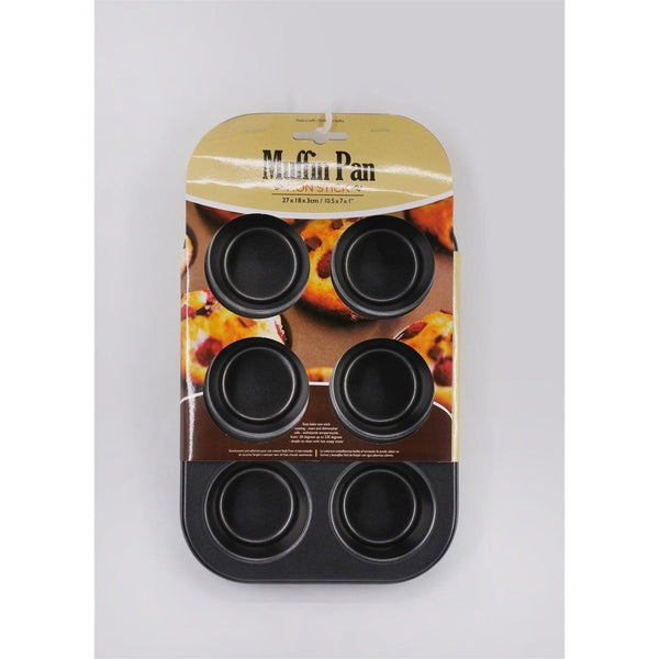 Non-Stick Muffin Pan - 6 Cup - Premium Quality