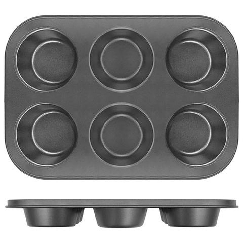 Non-Stick Muffin Pan - 6 Cup - Premium Quality