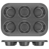 Non-Stick Muffin Pan - 6 Cup - Premium Quality