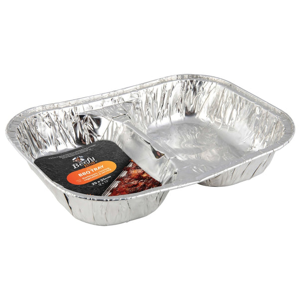 Beefy Boy Twin Foil Serving Tray - 35cm x 25cm x 5cm