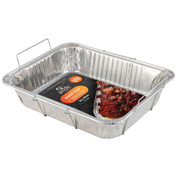Foil Roast Pan With Wire Handle