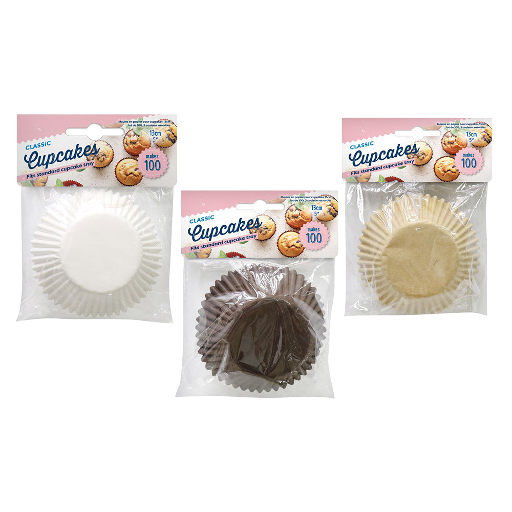 UBL Muffin Cases 3 Assorted | Pack of 100