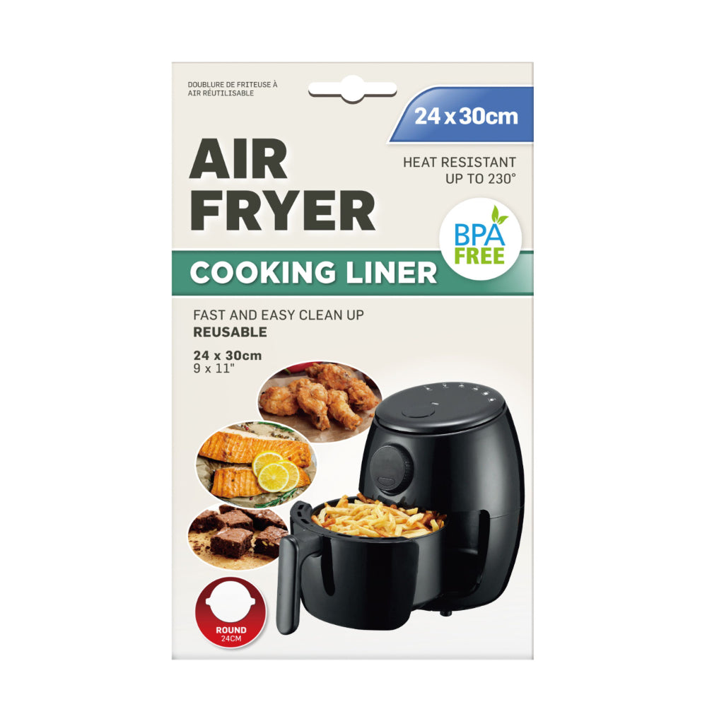 Reusable Air Fryer Cooking Liner | 24 x 30cm, BPA-Free, Heat Resistant to 230°C