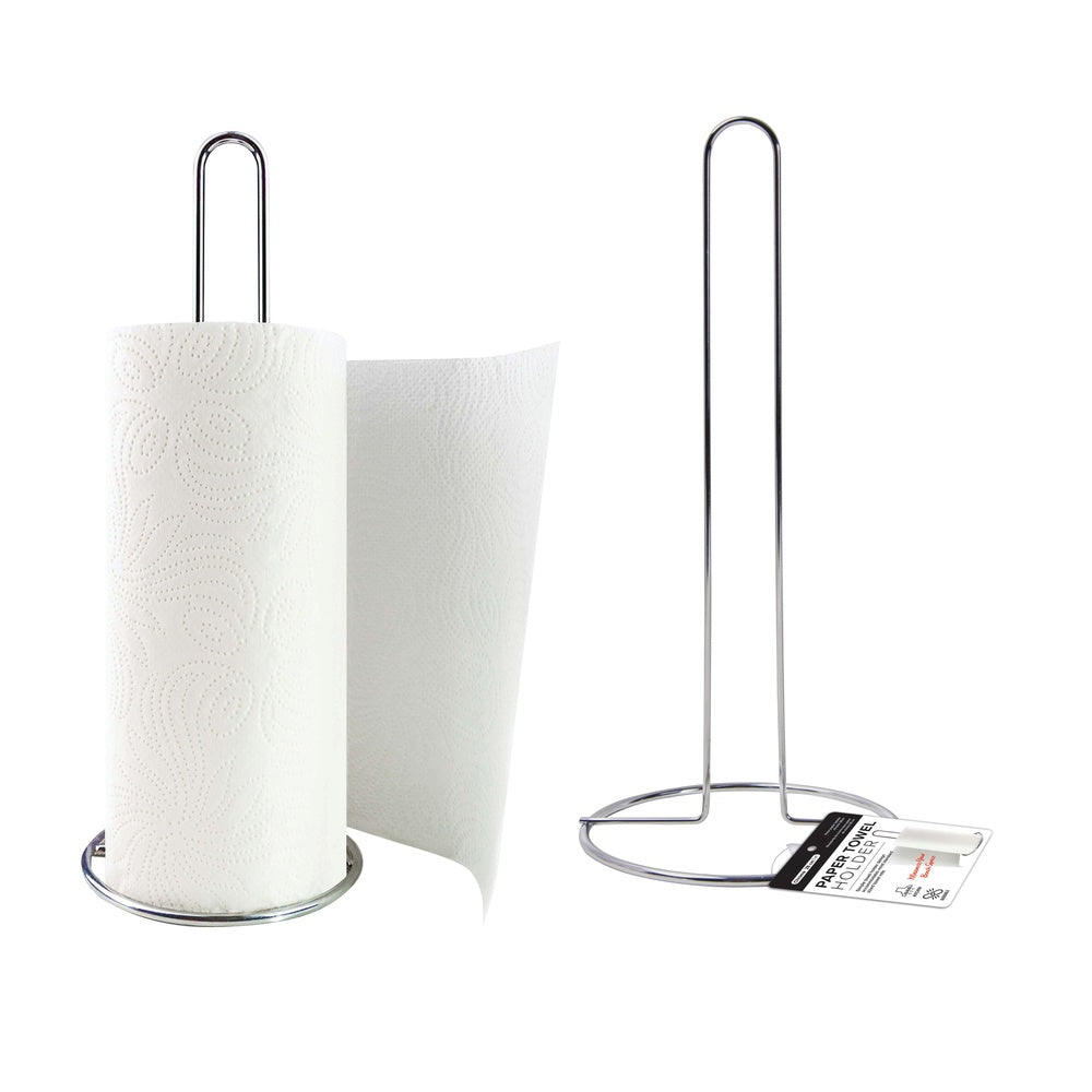 Chrome Paper Towel Holder 28cm